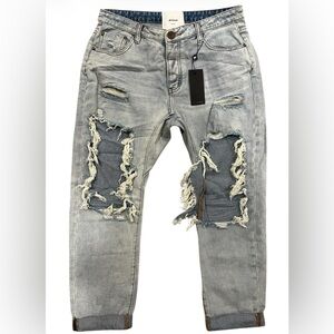 One Teaspoon Saints LW Boyfriend Jeans